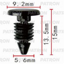 Клипса пластмассовая PATRON GM / P37-0391