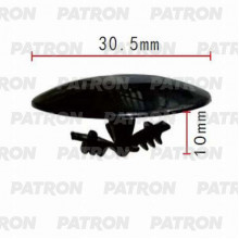 Клипса пластмассовая PATRON Acura, Honda / P37-0398
