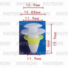 Клипса пластмассовая PATRON Lexus, Toyota / P37-0426