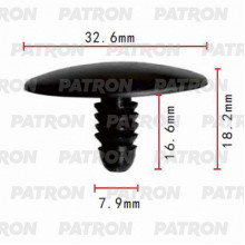 Клипса пластмассовая PATRON Chrysler / P37-0427