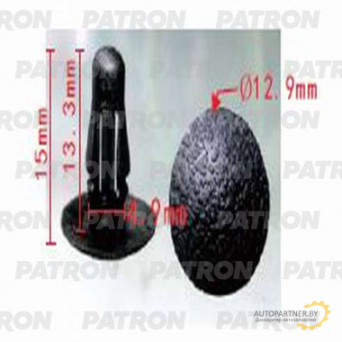 Клипса пластмассовая PATRON Infiniti, Mazda, Nissan, Toyota / P37-0435