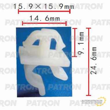 Держатель пластмассовый PATRON Lexus, Toyota / P37-0436