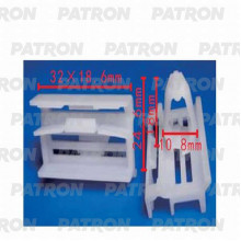 Клипса пластмассовая PATRON BMW / P37-0461
