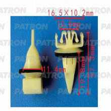 Клипса пластмассовая PATRON Lexus,Toyota / P37-0468