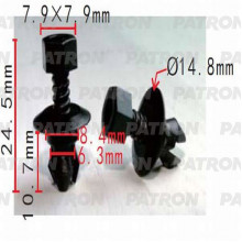 Клипса пластмассовая PATRON Audi, Seat, Skoda, Volkswagen / P37-0472