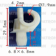 Держатель пластмассовый PATRON Audi,Seat,Skoda,Volkswagen / P37-0487