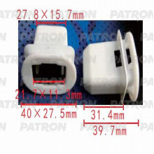 Клипса пластмассовая PATRON VAG / P37-0505