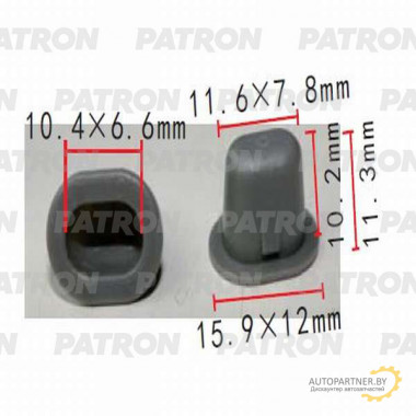 Клипса пластмассовая PATRON Infiniti, Nissan / P37-0518