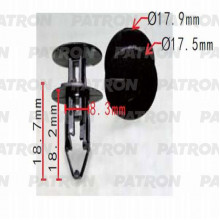 Клипса пластмассовая PATRON Renault / P37-0528