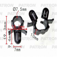 Зажим пластиковый PATRON Hyundai,Kia / P37-0537