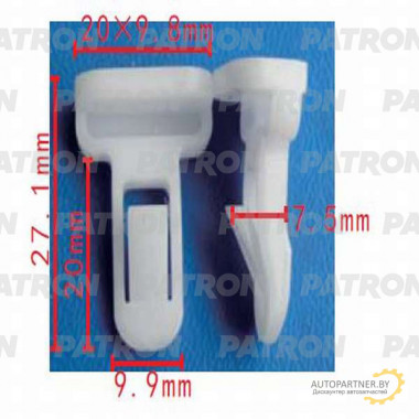 Клипса пластмассовая PATRON Lexus, Toyota, / P37-0543