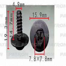 Винт металлический PATRON Mazda / P37-0557