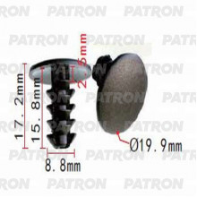 Клипса пластмассовая PATRON AlfaRomeo,Fiat,Lancia / P37-0563