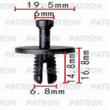 Клипса пластмассовая PATRON BMW / P37-0571