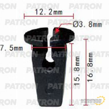 Фиксатор пластиковый PATRON Audi,Seat,Skoda,Volkswagen / P37-0575