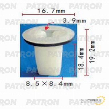 Фиксатор пластиковый PATRON Mitsubishi / P37-0578