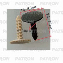 Фиксатор пластиковый PATRON Lexus, Toyota / P37-0580