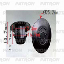 Заглушка пластиковая PATRON Lexus, Toyota / P37-0582