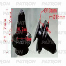 Клипса пластмассовая PATRON Ford / P37-0583