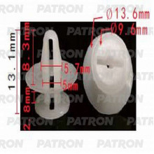 Клипса пластмассовая PATRON Ford / P37-0584
