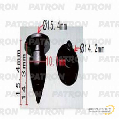 Клипса пластмассовая PATRON Renault / P37-0588