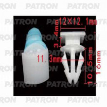 Зажим пластиковый PATRON Audi, Seat, Skoda, Volkswagen / P37-0598
