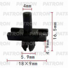 Зажим пластиковый PATRON BMW / P37-0599