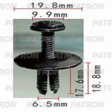 Клипса пластмассовая PATRON BMW / P37-0602