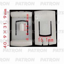 Фиксатор пластиковый PATRON Audi, Seat, Skoda, Volkswagen / P37-0607
