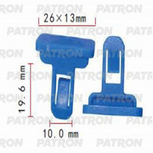 Клипса пластмассовая PATRON Lexus, Toyota / P37-0612
