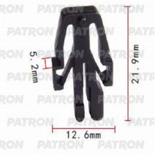 Клипса пластмассовая PATRON Lexus, Toyota / P37-0618