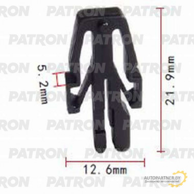 Клипса пластмассовая PATRON Lexus, Toyota / P37-0618