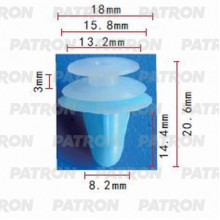 Клипса пластмассовая PATRON TOYOTA / P37-0631