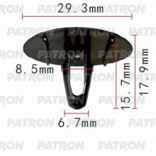 Клипса пластмассовая PATRON Клипса пластмассовая PATRON  / P37-0640