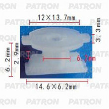 Фиксатор пластиковый PATRON Hyundai,Kia / P37-0642