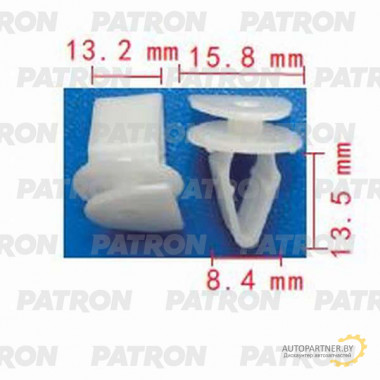 Клипса пластмассовая PATRON Acura,Honda / P37-0647