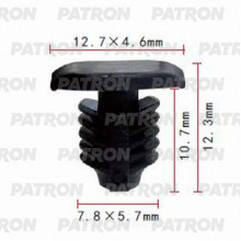 Клипса пластмассовая PATRON Hyundai,Kia / P37-0648