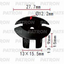 Фиксатор пластиковый PATRON GM / P37-0656