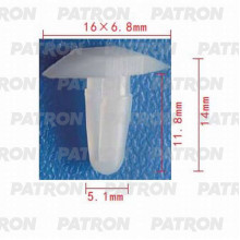 Клипса пластмассовая PATRON GM / P37-0658