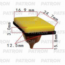 Клипса пластмассовая PATRON Hyundai, Kia / P37-0674