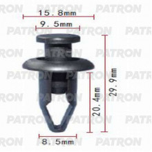 Клипса пластмассовая PATRON Infiniti,Nissan / P37-0677