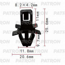 Клипса пластмассовая PATRON Lexus, Toyota / P37-0680