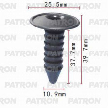 Клипса пластмассовая PATRON AMC, GM, Lifan / P37-0684