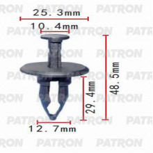 Клипса пластмассовая PATRON GM / P37-0688