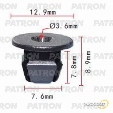 Фиксатор пластиковый PATRON Audi, GM, Volkswagen / P37-0691