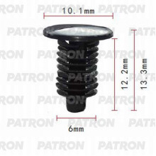 Клипса пластмассовая PATRON GM, CHRYSLER / P37-0700