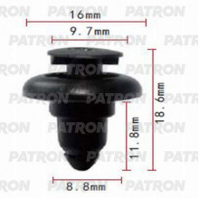 Клипса пластмассовая PATRON GM, Suzuki / P37-0715