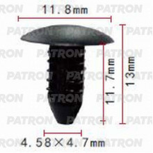 Клипса пластмассовая PATRON Lexus, Toyota / P37-0716