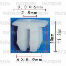 Фиксатор пластиковый PATRON GM / P37-0717
