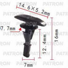 Клипса пластмассовая PATRON Ford / P37-0726